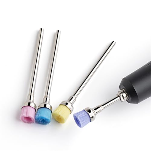 Acycoin2A 5PCS Nail Drill Bit Cleaning Brushes for Electric Drilling