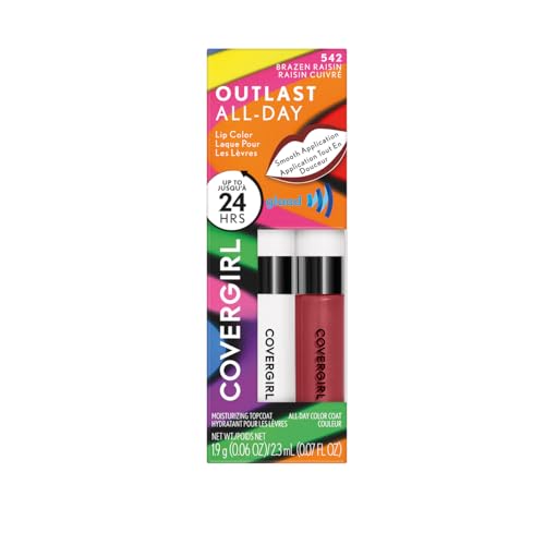 CoverGirl Outlast All-Day Lip Color with Topcoat - Brazen Raisin