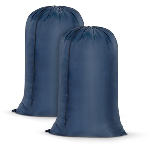 OTraki Extra Large Laundry Bag 2-Pack, 28x45 Inch, Heavy Duty Drawstring