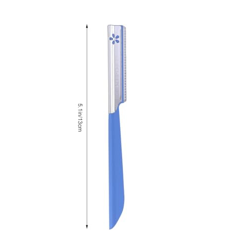 Tinksky 5pcs Eyebrow Shaper Razor Trimmer Shaver Hair Remover Set (Blue)