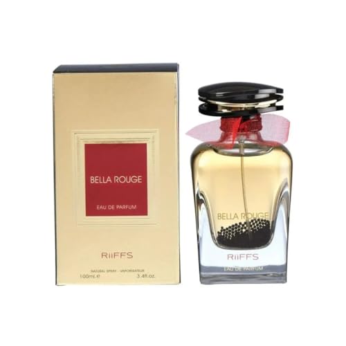 Riiffs Bella Rouge Eau de Parfum Spray - Unisex Fragrance 3.4 fl oz