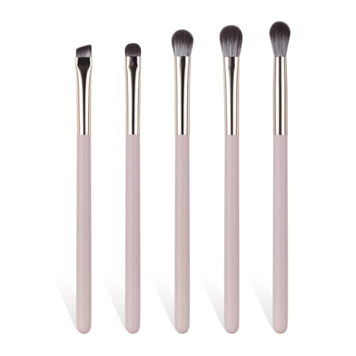5-Piece Eye Makeup Brush Set - Professional Blending Brushes