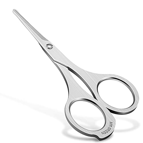 MR.GREEN Mustache Scissors Mr-2005 - Stainless Steel Facial Hair Trimmer