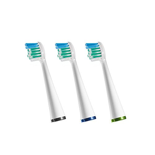 Waterpik Compact Replacement Toothbrush Heads - 3 Pack for Sensonic & Complete Care Models