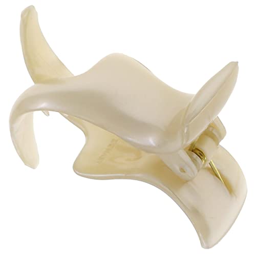Camila Paris Beige 2 Teeth Hair Clip - Durable Ponytail Holder