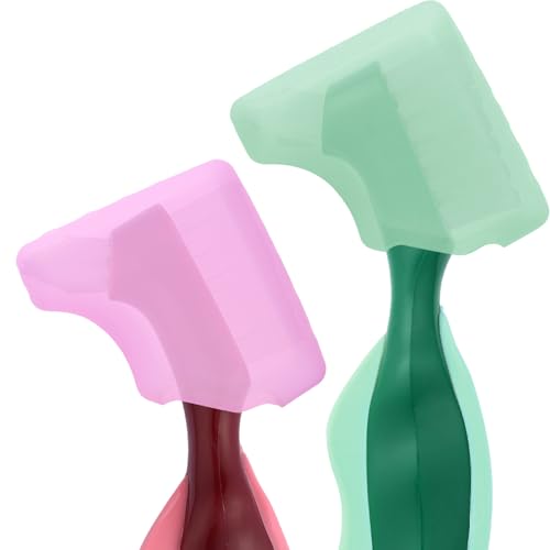 Anbbas 2-Pack Silicone Denture Brush Covers for Travel
