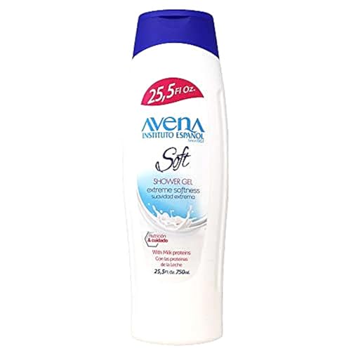 Avena Soft Shower Gel with Milk Proteins - 2 Pack of 25.5 FL Oz