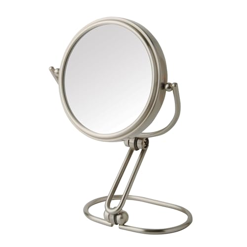 JERDON 3" Compact Folding Travel Mirror with 15X & 1X Magnification - Model MC315N
