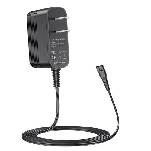 JATERSERN 1.9V Replacement Charger for Panasonic Trimmers - 4.9 FT Power Cord