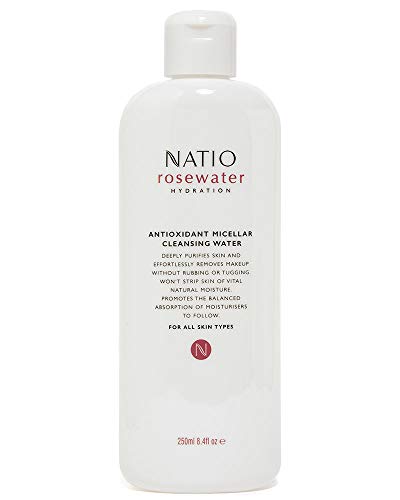 Natio Rosewater Antioxidant Micellar Cleansing Water, 8.4 oz