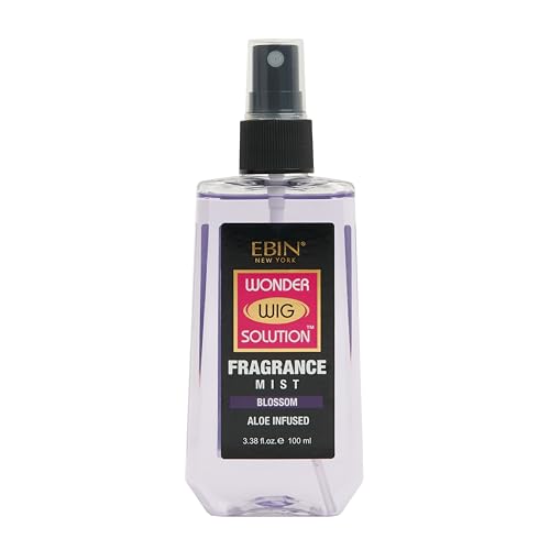 EBIN New York Wonder Wig Fragrance Mist Blossom 3.38oz - Hydrating, Refreshing Wig Spray with Aloe, Anti-Odor & Long-Lasting Scent - Variation: Blossom