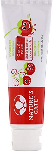 Nature's Gate Cherry Kids Natural Toothpaste Gel, 5 oz (Pack of 3)