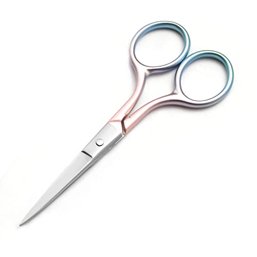 Professional 3.9-Inch Stainless Steel Grooming Scissors - Pink