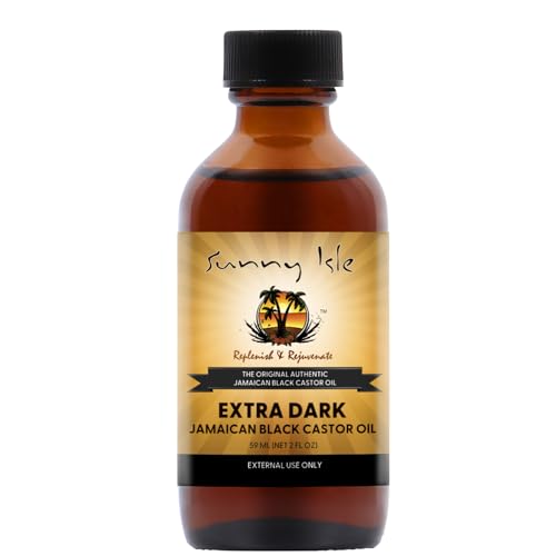 Sunny Isle Extra Dark Jamaican Black Castor Oil 2oz - Hair Growth & Moisture
