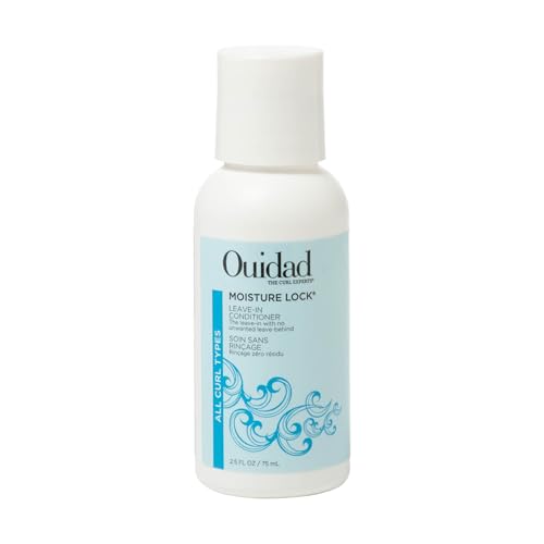 Ouidad Moisture Lock Leave-In Conditioner for Curly Hair - 2-in-1 Hydrating Primer & Detangler