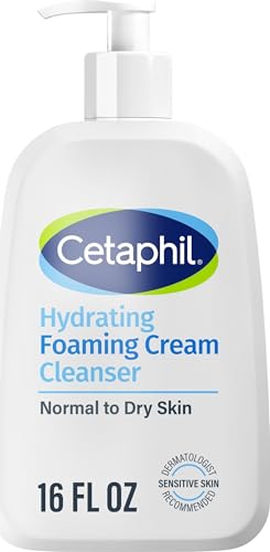Cetaphil Hydrating Foaming Cream Cleanser for Sensitive Skin - 16 fl oz