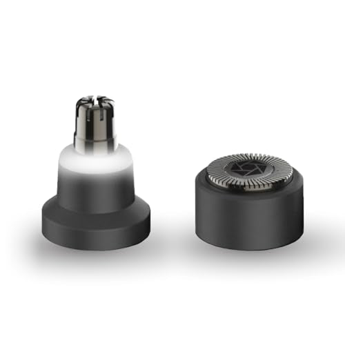 Microtouch Titanium Edge Ear & Nose Trimmer Replacement Head - Dual Rotary Blades