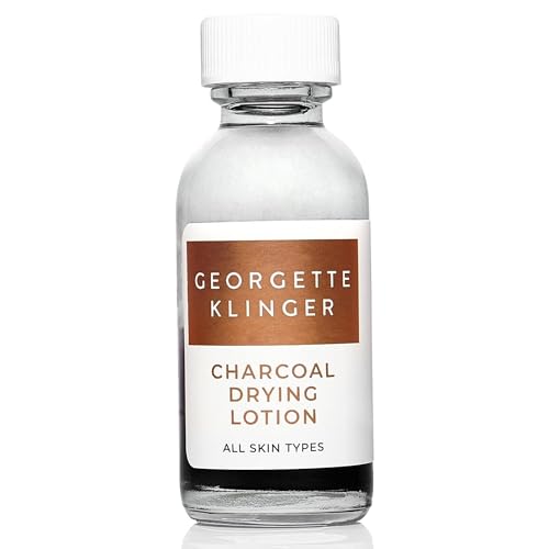 Georgette Klinger Charcoal Drying Lotion - Overnight Blemish Spot Care with Salicylic Acid, 1 oz