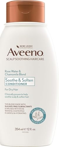 Aveeno Rose Water & Chamomile Conditioner for Dry Hair 12 fl oz - Hydrating & Gentle