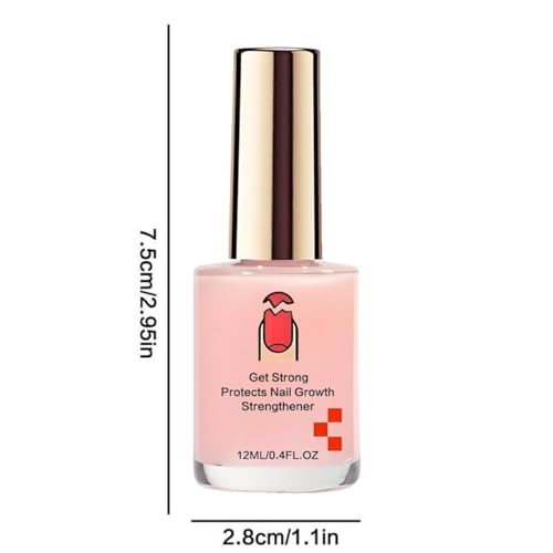 12ML Nail Strengthener & Hardener - Extra Strong Nail Polish Base - 1PCS
