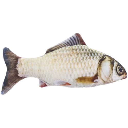 Gadpiparty 7.8-Inch Plush Fish Toy - Soft Grass Carp Pillow for Kids