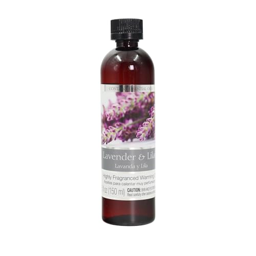Hosley Lavender Lilac Warming Oils - Set of 2, 5oz Each