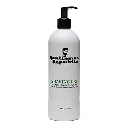 Gentlemen Republic 16oz Alcohol-Free Shaving Gel - Maximum Glide Formula, Pack of 1
