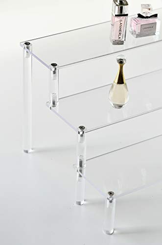 3-Tier Clear Acrylic Cupcake Stand for Elegant Displays