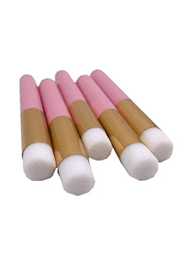 White Eyelash Shampoo Brush Set - 20 Pcs Soft Cosmetic Brushes for Lash Extensions