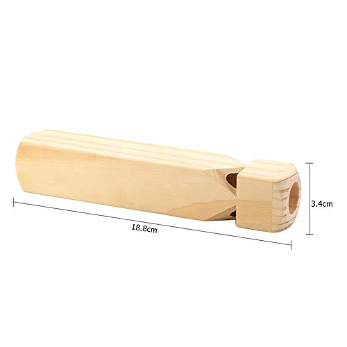 Tvoip Wooden Train Whistles Set - 2 Pack Educational Toy