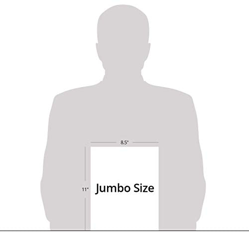 Jumbo Retirement Card with Envelope - 8.5 x 11 Inch, Teacher & Doctor Farewell