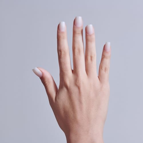 Kiss Professional Press On Nails - Short Square White, 140 Nails & Glue