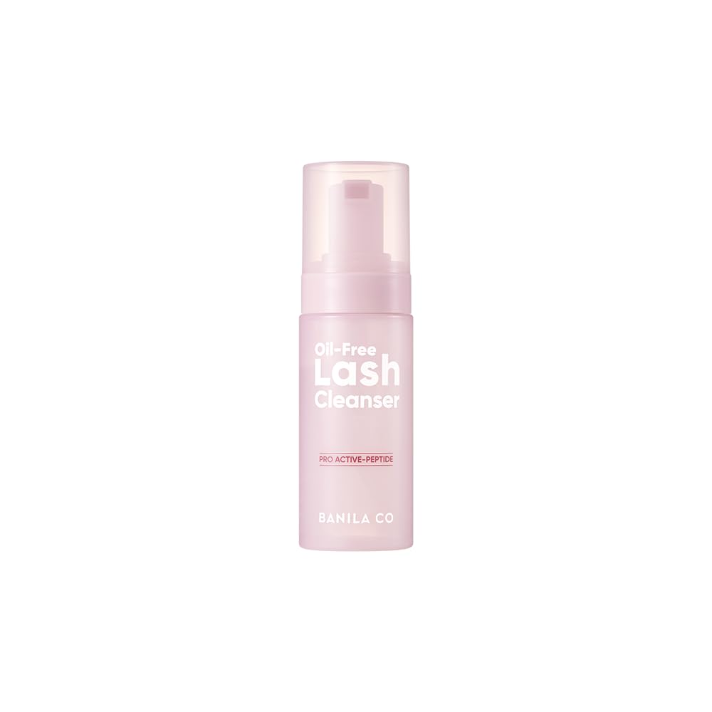 BANILA CO Clean It Zero Oil-Free Lash Cleanser | Gentle Eyelash Shampoo for Extensions & Natural Lashes | Tear-Free, Vegan Foam with Peptides | Prolongs Lash Life, Non-Irritating (45ml / 1.52 fl. oz)
