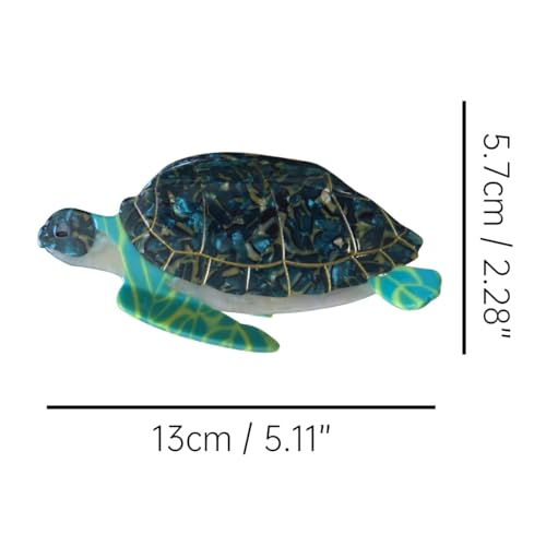 Turtle Cellulose Acetate Claw Clip - Stylish Hair Accessory
