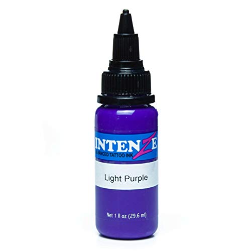 Intenze Light Purple Tattoo Ink 1 oz - Professional Vegan Color for Lining & Shading