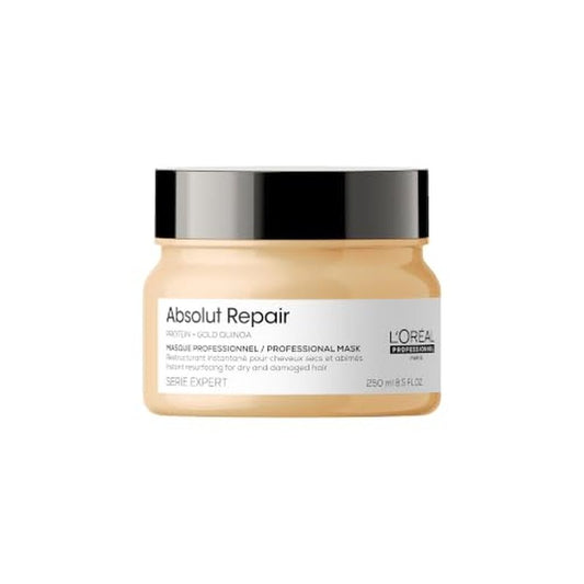 L'Or?al Professionnel Paris Absolut Repair Mask - Nourishing Protein Treatment For Dry & Damaged Hair, Hydrates, Repairs Damage & Adds Hair Shine, Color Safe