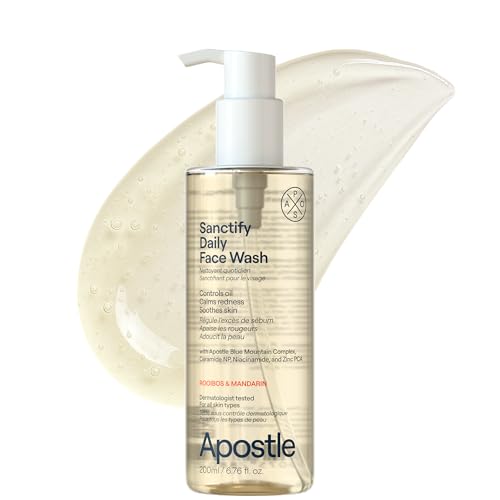 APOSTLE Sanctify Rooibos & Mandarin Daily Face Wash for Men 200ml / 6.76oz