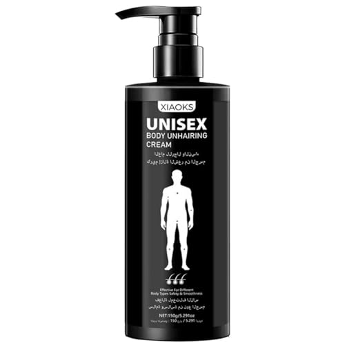 Painless Body Hair Removal Cream for Women & Men - Gentle Depilatory
