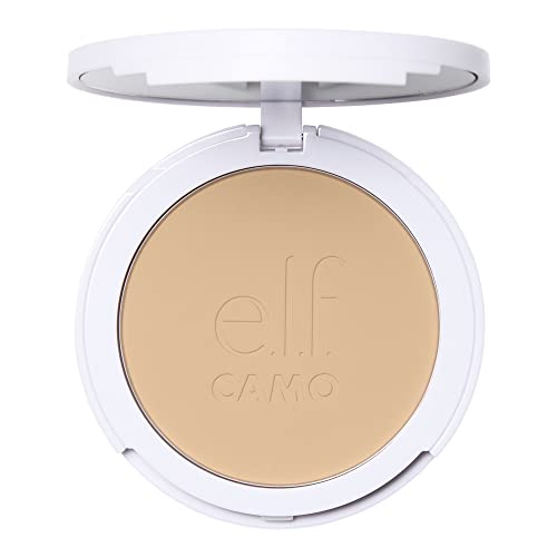 e.l.f. Camo Powder Foundation - Long-Lasting Semi-Matte Face Makeup