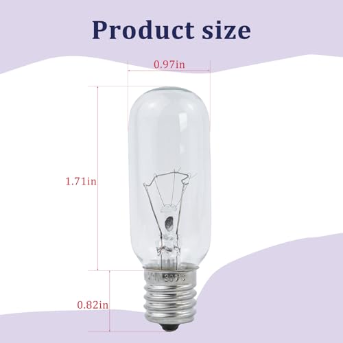 40W Incandescent Light Bulb Replacement for Samsung Microwave - 2-Pack