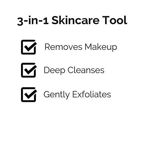 Ané Makeup Remover | 3-Pack Double-Sided Muslin & Microfiber Cleansing Cloths for Gentle Skin Care
