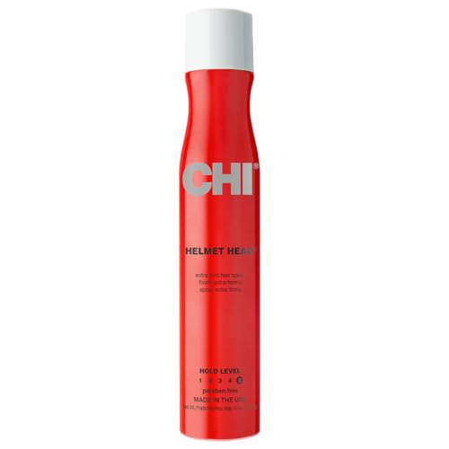 CHI Helmet Head Extra Firm Hairspray, Unscented 10 Oz - Strong Hold & Humidity Resistance