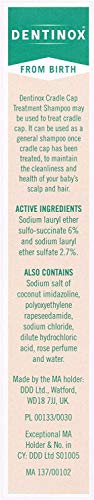 Dentinox Cradle Cap Baby Shampoo 125ml | Gentle Relief for Newborns