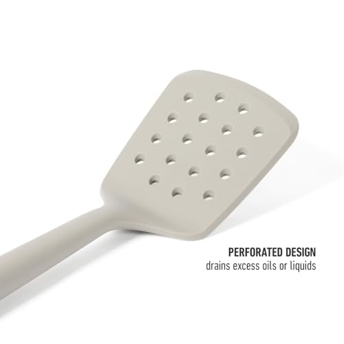 Calphalon Silicone Slotted Turner - Heat-Resistant Kitchen Spatula
