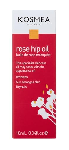 Kosmea Rose Hip Oil 10ml - 100% Pure, Premium Quality, Anti-Aging