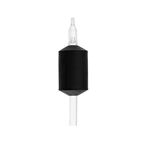 VORTEX 1.25-inch Disposable Tattoo Tube Grips with Clear Tips - 15 Pack