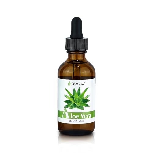 Well's Oil Aloe Vera Oil for Skin & Hair - Hydrating & Nourishing 60ml