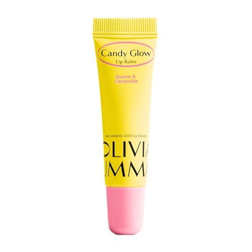 OLIVIAUMMA Guava Candy Glow Lip Balm - Hydrating Sheer Pink Tint, 10ml
