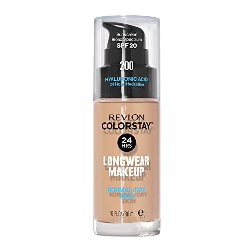 Revlon ColorStay Longwear Foundation 200 Nude, SPF 20, 1 oz