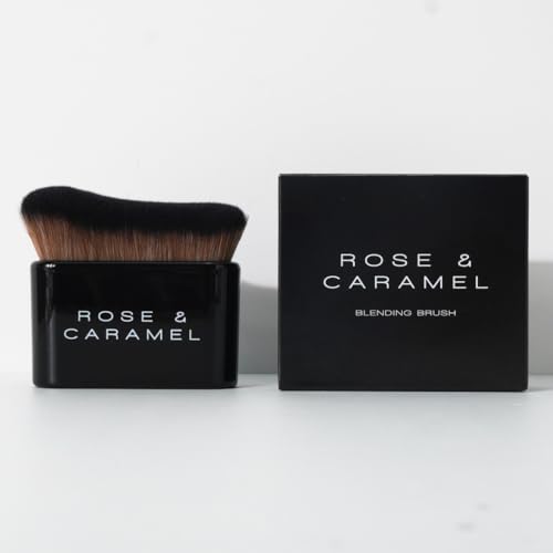 Rose & Caramel Self-Tan Blending Brush for Even, Streak-Free Tan